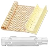 Sushi Making Kit, Food Grade Sushi Bazooka, Sushi Maker, Bamboo Sushi Rolling，for Beginners & Hobbyists - Craft Rolls with Rice, Vegetables, Meat