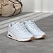 Skechers Womens Fashion Sneaker,White,8