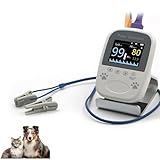Berry BM1000A-I Veterinary Pulse Oximeter, Handheld SpO2 & Pulse Rate Monitor for Pets, Bluetooth, Rechargeable, Dogs & Cats
