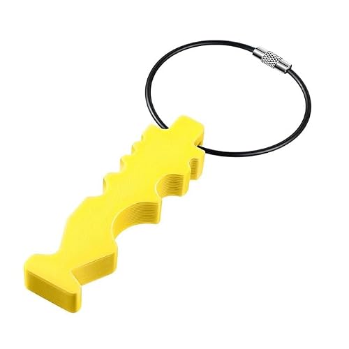Quhoxdye - Quhoxdye Disc Golf Repair Tool – Frisbees Golf Disc Scratch & Stain Remover, Flying Disc Maintenance Accessory with Keychain for Disc Golf Bag Outdoor Sports Accessory, (Yellow) - -9%