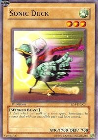 Yu-Gi-Oh! - Sonic Duck (SD8-EN003) - Structure Deck 8: Lord of The Storm - 1st Edition