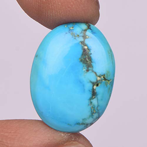 GEMHUB Egl Certified Blue Turquoise Stone 12.00 Ct, Oval Cabochon Turquoise Loose Gemstone2