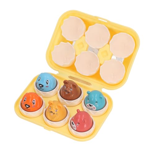 Twist Egg Forme Matching Toy Ensemble de Jouets éducatifs Réutilisables pour Les Enfants 6pcs œufs bébé Apprentissage Correspondant à œuf Jouet (Df32)