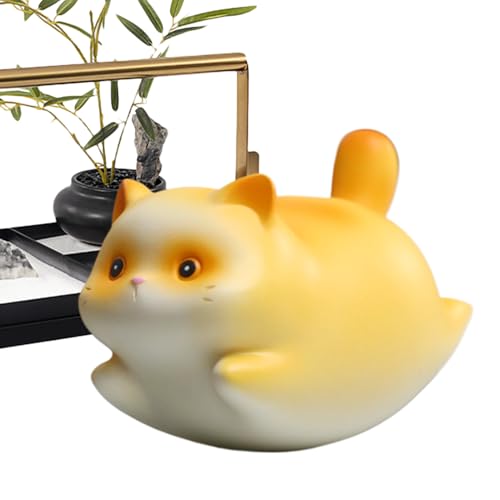 Mini figuritas de gatos de escritorio