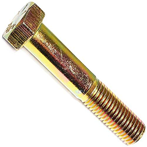 Image of Hard-to-Find Fastener Grade 8 Hex Cap Coarse Large Bolts, Bulk Pack, Steel Hex Bolts for Construction, Home Improvement, 3 /4-10 x 4, Pack of 10