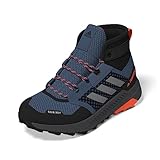 adidas terrex herren schuhe Schnürsenkel adidas Terrex Trailmaker Mid RAIN.RDY Hiking Shoes-Low (Non Football), Wonder Steel/Grey Three/Impact orange, 39 1/3 EU