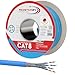 Produktbild 100m CAT 8 Verlegekabel Netzwerkkabel CAT8.1 LAN Halogenfrei Installationskabel CAT8 Kabel Netzwerk Verkabelung Datenkabel bis zu 40 Gbit/s Übertragungsgeschwindigkeit Ethernet cable (100m, Cat 8)