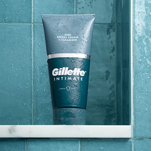 Gillette Intimate 2-In-1 Pubic Shave Cream And Cleanser, 6 Oz #TOP7
