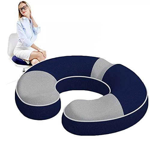 LDRFSE Cojín Hemorroides Ortopédico, Cojín de Asiento Portátil para Silla de Oficina, para Coxis, Dolor Rabadilla, Próstata-Hogar, Coche, Oficina, Memory Foam Cover