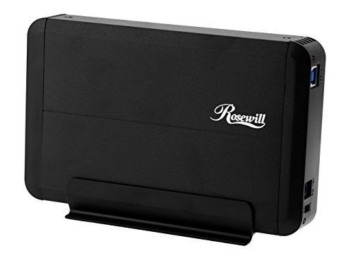 Hard Drive Enclosure 3.5 Inch SATA III to USB 3.0. HDD External Enclosure Case Support UASP Feature and SATA I /II /III Hard Drive up to 6TB. Support Windows & Mac OS. Power Adapter Included - Thumbnail 4