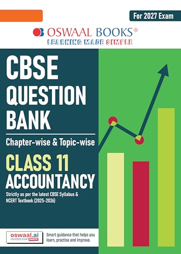 Oswaal CBSE Class 11 Accountancy Question Bank | Chapter & Topic-...