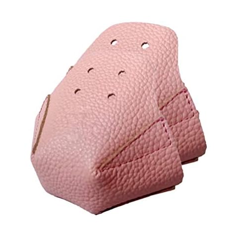 CeFoney Protectores de Puntera de Piel Sintética con 4 Agujeros para los Dedos del Pie Cover