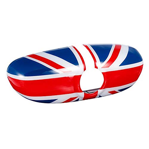 BMWMINI適合品 ミニ ルームミラー カバー ユニオンジャック チェッカーフラッグ JCW F系用 F54 F55 F56 F57 F60 カスタム パーツ アクセサリー バックミラー