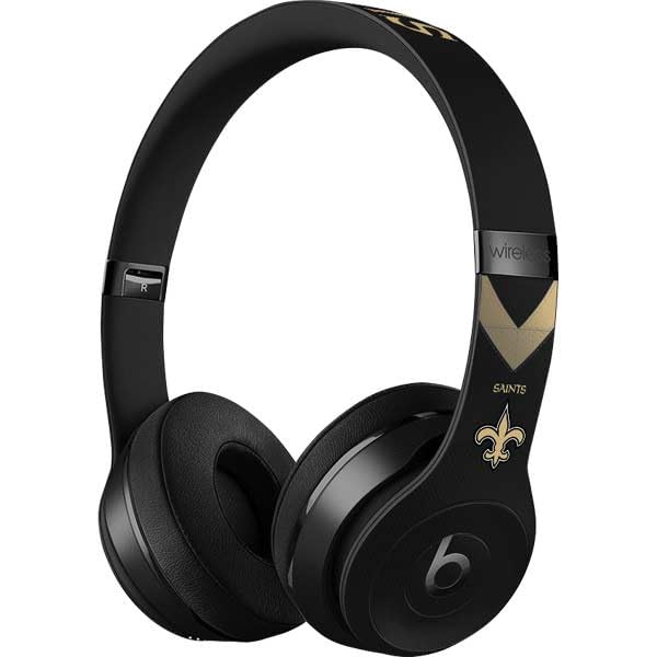 Skinit Decal Audio Skin Compatible with Beats Solo 3 Wireless - Officially Licensed NFL New Orleans Saints Team Jersey Design