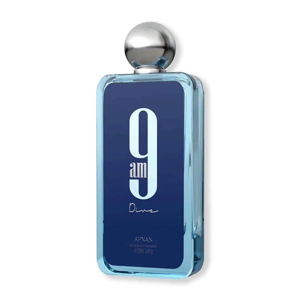 MISHAO 9 AM Dive Eau De Parfum for Men | 100ml | Fresh Aquatic Citrus & Woody Fragrance | Long Lasting EDP Spray | Cool, Clean & Refreshing Scent | Gift for Him