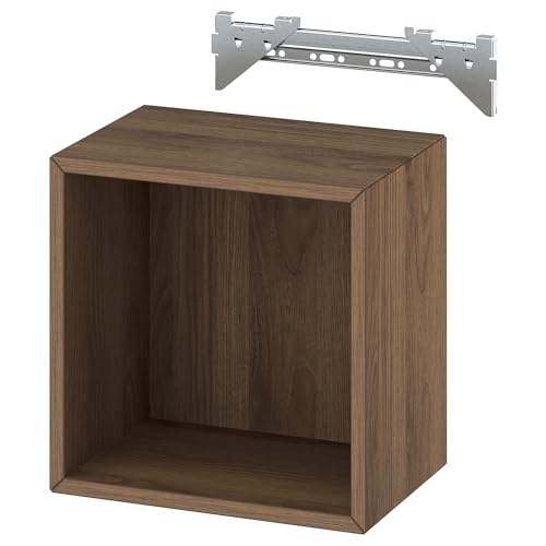 ProTuning EKET Wall-mounted shelving unit, walnut effect, 35x25x35 cm