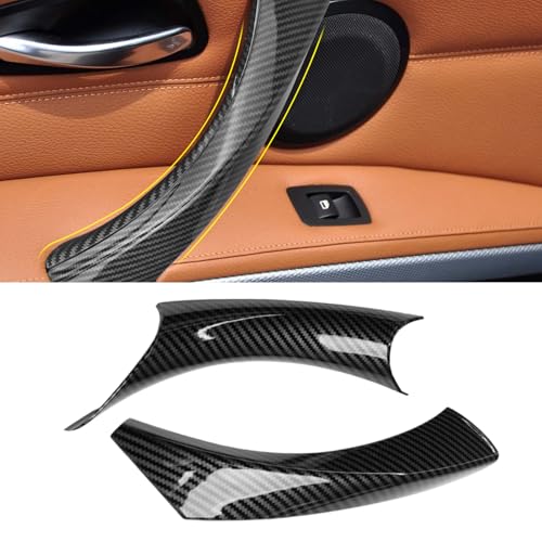 【Materiale di Alta Qualità】 La maniglia della porta interna E90 è realizzata in materiali ABS. Rispetto alla tradizionale gomma morbida utilizzata nella maniglia originale della porta, la nostra nuova maniglia interna E91 è più robusta, resistente all'usura e più liscia. Inoltre, la nostra maniglia per porta E90 non si scioglierà né sbiadirà anche se esposta alla luce solare.