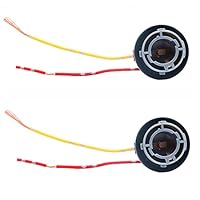 ANCLLO 2 Stück Ersatzlampenfassung, Anschluss, Blinker, Stopp, Rücklicht, Bremslicht, 382 BA15S P21W 1156