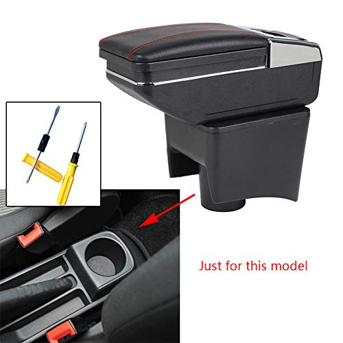 Para V olkswagen Polo 9N 2010-2017 Auto Apoyabrazos