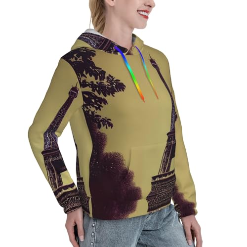 Pull graphique ajusté Tour Eiffel contre le froid sans perdre son style - 3