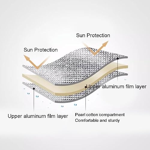 SOYDAN Outdoor-Picknickmatten, Camping-Schlafmatten Aluminium-Folienmatten, Doppelschlafmatten Picknick-Camping-Aluminium-Folien-Bodenmatten Stoffmatten – Bild 3