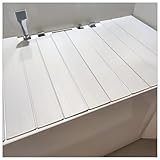 Faltbare Badewannenabdeckung, wasserdicht, PVC, staubdicht, Badewannenbrett, Badewannenablage für...
