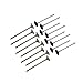 NLQR Intake Exhaust Valves Compatible with BMW Compatible with Mini 118i Cooper S F20 F30 R55 R56 N13 1.6T Replace 11347585901 11347547187