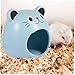 BESPORTBLE Ceramic Hamster House Soft Bed Summer PET Hideout Nest for Small Animals Cozy Hamster Cave and Sleeping Hut Gerbils and Other Small Pets