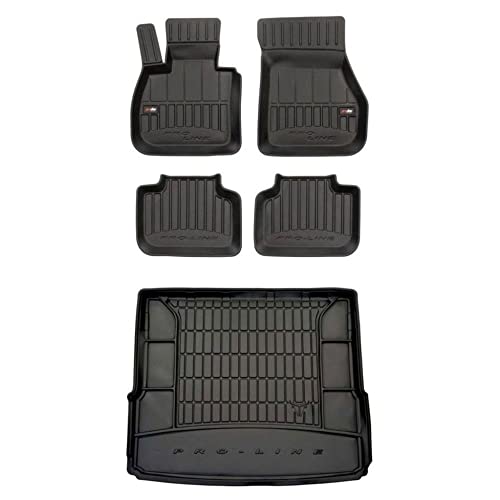 MOTOS Set de alfombrillas de goma y alfombrillas de maletero para BMW X1 F48 2015 2022 Mejora la comodidad de tus viajes con la alfombrilla antideslizante para coche 3D  alfombrillas para todo tipo de