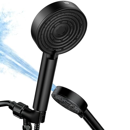 10-Mode Filtered Handheld Shower Head - Black, High Pressure by FUGUIYING - Used condition - US$28.50