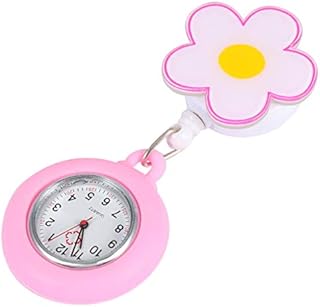 Hemobllo Nurse Watch- Fob Watch Retractable Clip On Watch Medical Pocket Watch Hanging Nurse Watch Telescopic Fob Watch Gift Watch for Women Nurse Doctor