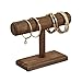 Ikee Design Antique Color (Brown) Wooden T-Bar Display Jewelry Accessory Stand