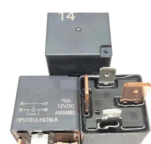 Relais 12V HFV7 012-HSTM-R composant électronique auto 70A