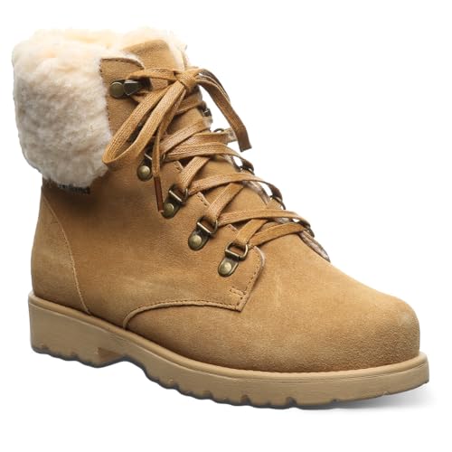 BEARPAW Women's Sam | Classic Suede Boot | Lightweight Lace-Up Boot - Multiple Sizes & Colors