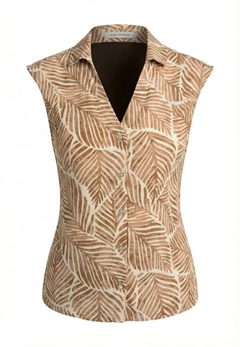Molly Bracken Chemisier Manches Courtes n299ee cammat XL
