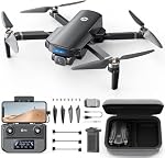 Holy Stone HS360S GPS Drone avec 4K Caméra pour Adultes, Sous 250g Léger RC Quadcopter, 10000Ft FPV Transmission, GPS Retour, Suivez-moi, Time-Lapse, QuickShot