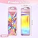 100Pcs Holographic Pen Bag, 2.4x7 inch Resealable Smell-Proof Packaging Bags Small Candy Bag Foil Pouch for Party Favors Lip Gloss Eyeliner Pens Jewelry Candy (Rose)