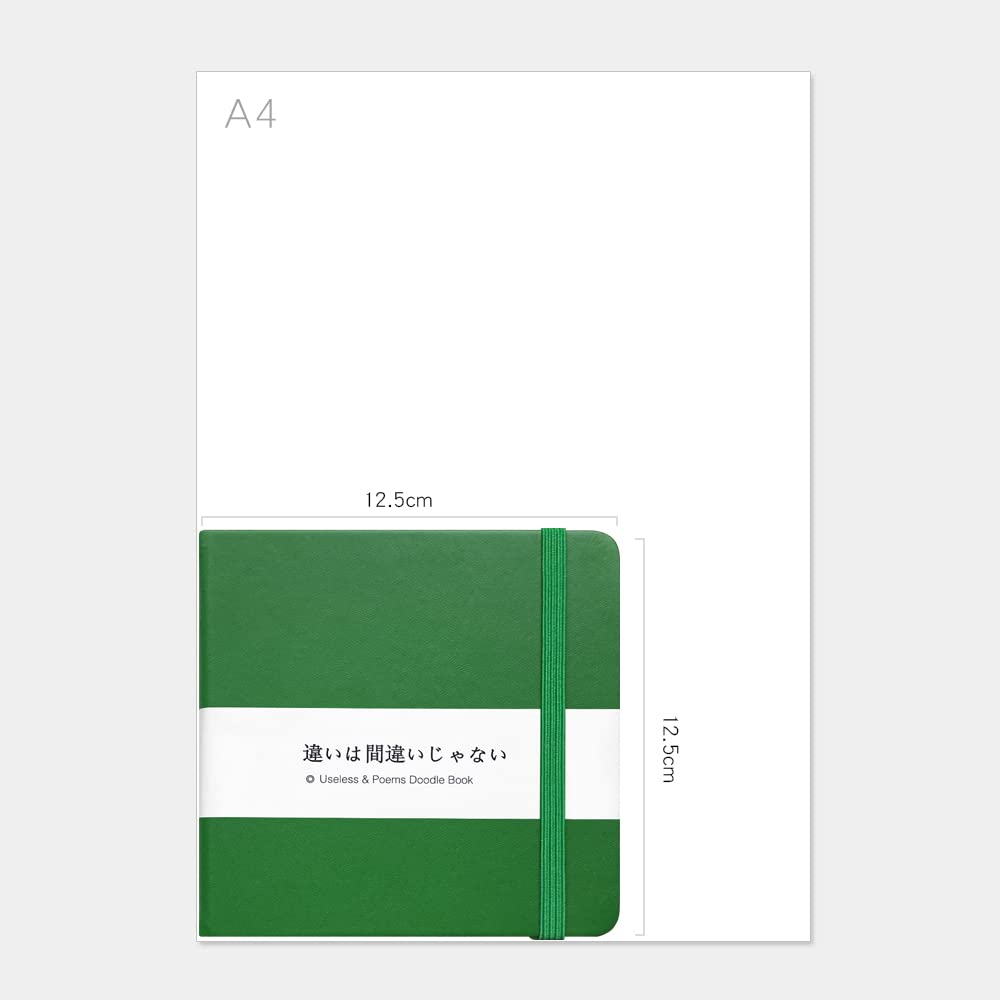 Amazon | Mifuner スモールスクエア 5x5 80gsm ミニノート 空白ページ