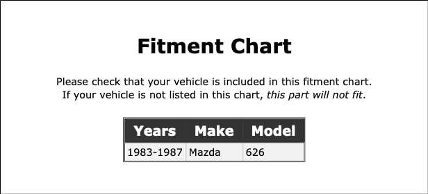 Miniatura 2 de Rear Inner Wheel Bearing Compatible with Mazda 626 1983 1984 1985 1986 1987 PC-799307