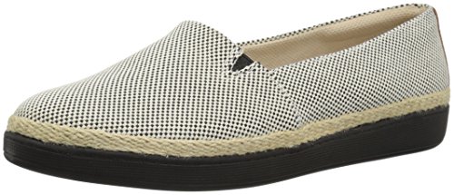 Trotters Women's Accent Ballet Flat, Black Linen, 8.5 Wide #TOP10