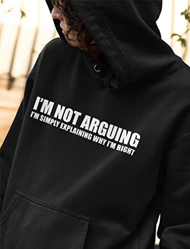 Tstars GATTRGKPLK99E Normal People Scare Me Cool Slogan Women Hoodie Whprint Small Black thumb #2