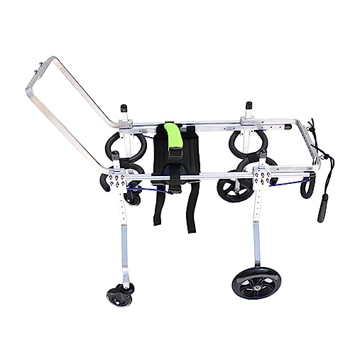 Carrito para perros ajustable de rehabilitación para las patas traseras