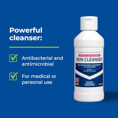 Rite Aid First Aid Antiseptic Skin Cleanser, 8 fl oz | Antiseptic Antimicrobial Wash | Antibacterial Soap | Wound Care Products - Image 5