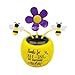 qingyin Fiore Danzante Ad Energia Solare, Giocattoli da Ballo per Cruscotto Dell'auto, Giocattolo Decorativo per Ballerini Oscillanti, Decorazioni per Auto Giocattoli per Bambini Regalo