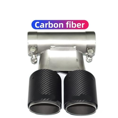 Silenciador cola tubo escape rectangular doble salida para 987 Cayman