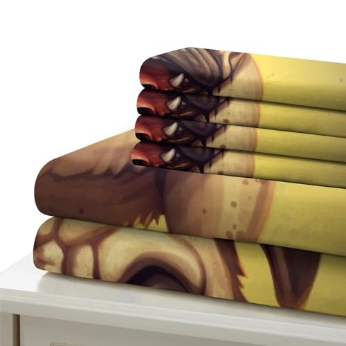Parure de lit imprimé 3D Pag de qualité supérieure en microfibre single 140x200cm - 6