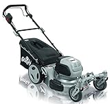 ✔ Der Grizzly Tools Elektro-Rasenmäher ERM 1851 Q-360° mit Hinterrad-Antrieb, Stahlgehäuse und 51 cm Schnittbreite überzeugt durch seine hochwertige Verarbeitung und Robustheit. Ausgestattet mit einem leisen 1800 W Induktionsmotor.