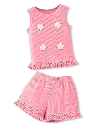 Image of Kids Toddler Girl Summer Clothes Letter Printed T-Shirt Top+ Floral Skirt 2pcs Girl's Skirt Set