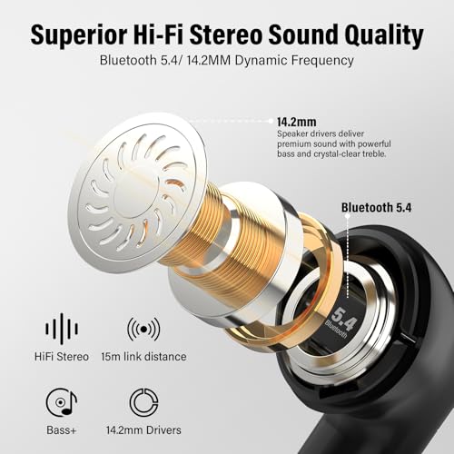 AI Kopfhörer Übersetzer, 3-in-1 Sprachübersetzer Kopfhörer 144 Sprachen mit 200+ AI Bewerbungen, 48H Bluetooth 5.4 Übersetzer Kopfhörer, 4 Übersetzungsmodi Echtzeit Übersetzer Ohrhörer für Lernen