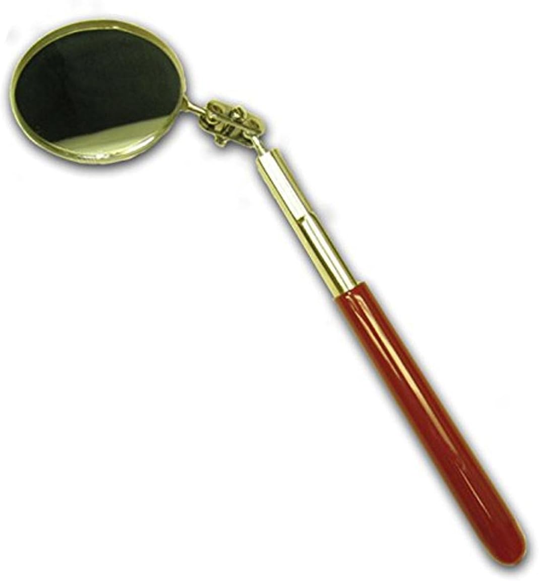 Wilde Tool 142 10 inch to 14 inch Inspection Mirror with Telescopic Handle